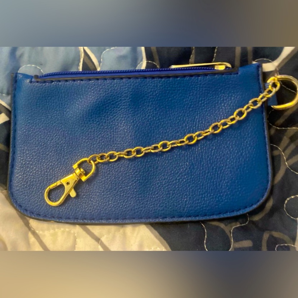 Michael Kors Royal Blue coin purse - Picture 3 of 3